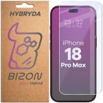 Folie sticla hibird Bizon Hybrid Mule compatibila cu  iPhone 18 Pro Max, Transparent 2 - lerato.ro