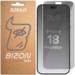 Folie sticla securizata Bizon Glass Clear Shadow Privacy compatibila cu iPhone 18 Pro Max, Negru 2 - lerato.ro