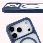 Kit protectie 2 in 1 BizonMobile, Carcasa Bizon MatteO si Folie sticla securizata Bizon Glass Edge, compatibil cu iPhone 18 Pro / 17 Pro, Albastru 6 - lerato.ro