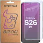 Folie sticla hibrid Bizon Hybrid Mule compatibila cu Samsung Galaxy S26 FE, Transparent 2 - lerato.ro
