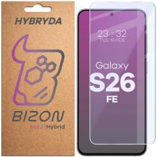 Folie sticla hibrid Bizon Hybrid Mule compatibila cu Samsung Galaxy S26 FE, Transparent