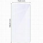 Folie sticla hibrid Bizon Hybrid Mule compatibila cu Samsung Galaxy S26 FE, Transparent 3 - lerato.ro