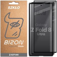 Set 2 folii sticla securizata Bizon Glass Edge Shadow Privacy compatibile cu Samsung Galaxy Z Fold 8, Negru