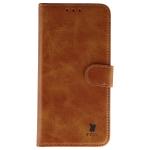 Husa flip cover Bizon Pocket compatibila cu Samsung Galaxy Z Fold 8 Ultra, Maro 2 - lerato.ro