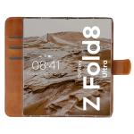 Husa flip cover Bizon Pocket compatibila cu Samsung Galaxy Z Fold 8 Ultra, Maro 7 - lerato.ro