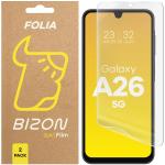 Set 2 folii protectie Bizon Glass Film Sun compatibile cu Samsung Galaxy A26 5G, Transparent 2 - lerato.ro