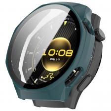 Carcasa cu protectie ecran BizonMobile Adamo compatibila cu Huawei Watch GT 7 Pro 46 mm, Verde