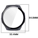 Carcasa cu protectie ecran BizonMobile Adamo compatibila cu Huawei Watch GT 7 Pro 46 mm, Albastru 3 - lerato.ro