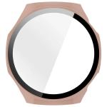 Carcasa cu protectie ecran BizonMobile Adamo compatibila cu Huawei Watch GT 7 Pro 46 mm, Roz 9 - lerato.ro