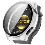 Carcasa cu protectie ecran BizonMobile Adamo compatibila cu Huawei Watch GT 7 Pro 46 mm, Satin Silver 2 - lerato.ro