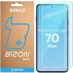 Set 2 folii sticla securizata Bizon Glass Clear Duo compatibile cu Motorola Edge 70 Max, Transparent 2 - lerato.ro