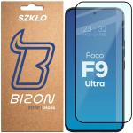 Folie sticla securizata Bizon Glass Edge compatibila cu Xiaomi Poco F9 Ultra, Negru 2 - lerato.ro