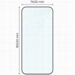 Folie sticla securizata Bizon Glass Edge compatibila cu Xiaomi Poco F9 Ultra, Negru 3 - lerato.ro