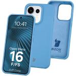 Carcasa Bizon Soft compatibila cu Oppo Reno 16 F / 16 FS, Albastru 3 - lerato.ro