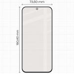 Folie sticla securizata Bizon Glass Matte compatibila cu Xiaomi Poco F9 Ultra, Negru 3 - lerato.ro