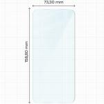 Set protectie 4in1 Bizon Glass Clear Pack, 3 folii sticla ecran + 1 folie sticla camera foto, compatibil cu iPhone 18 Pro Max, Transparent 3 - lerato.ro