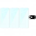 Set protectie 4in1 Bizon Glass Clear Pack, 3 folii sticla ecran + 1 folie sticla camera foto, compatibil cu iPhone 18 Pro Max, Transparent 7 - lerato.ro