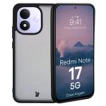 Carcasa Bizon Angelo compatibila cu Xiaomi Redmi Note 17, Transparent / Negru 3 - lerato.ro