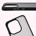 Carcasa Bizon Angelo compatibila cu Xiaomi Redmi Note 17, Transparent / Negru 4 - lerato.ro