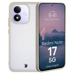 Carcasa Bizon Angelo compatibila cu Xiaomi Redmi Note 17, Transparent / Bej 3 - lerato.ro
