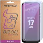 Set 2 folii sticla hibrid Bizon Hybrid Mule compatibile cu Xiaomi Redmi 17 4G, Transparent 2 - lerato.ro