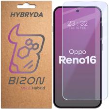 Folie sticla hibrid Bizon Hybrid Mule compatibila cu Oppo Reno 16, Transparent