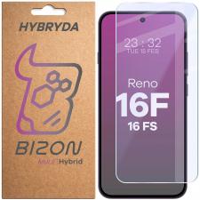 Folie sticla hibrid Bizon Hybrid Mule compatibila cu Oppo Reno 16 F / 16 FS, Transparent