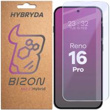 Folie sticla hibrid Bizon Hybrid Mule compatibila cu Oppo Reno 16 Pro, Transparent