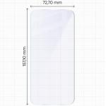 Folie sticla hibrid Bizon Hybrid Mule compatibila cu Oppo Reno 16 Pro, Transparent 3 - lerato.ro