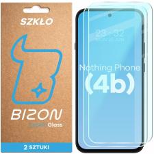 Set 2 folii sticla securizata Bizon Glass Clear compatibile cu Nothing Phone (4b), Transparent