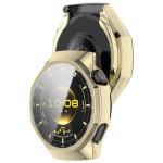 Carcasa cu protectie ecran BizonMobile Felipe compatibila cu Huawei Watch GT 7 Pro 46 mm, Gold 8 - lerato.ro