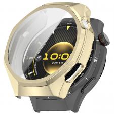 Carcasa cu protectie ecran BizonMobile Felipe compatibila cu Huawei Watch GT 7 Pro 46 mm, Gold