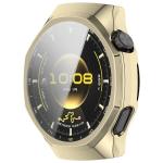 Carcasa cu protectie ecran BizonMobile Felipe compatibila cu Huawei Watch GT 7 Pro 46 mm, Gold 9 - lerato.ro