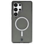 Carcasa Bizon SparklO cu MagSafe compatibila cu Samsung Galaxy S25 Ultra, Glitter Black 2 - lerato.ro