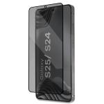Set 2 folii protectie Bizon Eplikator Hybrid Shadow Privacy compatibile cu Samsung Galaxy S25 / S24, Negru 4 - lerato.ro