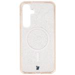Carcasa Bizon SparklO cu MagSafe compatibila cu Samsung Galaxy S25 Plus / S24 Plus, Glitter Orange 2 - lerato.ro