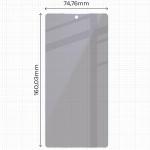 Set 2 folii protectie Bizon Eplikator Hybrid Shadow Privacy compatibile cu Samsung Galaxy S25 Ultra, Negru 3 - lerato.ro