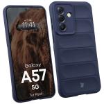 Kit protectie 2 in 1 BizonMobile, Carcasa Bizon Tur si Folie sticla securizata Bizon Glass Edge, compatibil cu Samsung Galaxy A57 5G, Dark Blue 4 - lerato.ro
