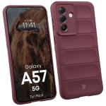 Kit protectie 2 in 1 BizonMobile, Carcasa Bizon Tur si Folie sticla securizata Bizon Glass Edge, compatibil cu Samsung Galaxy A57 5G, Dark Purple 4 - lerato.ro