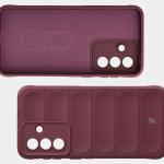 Kit protectie 2 in 1 BizonMobile, Carcasa Bizon Tur si Folie sticla securizata Bizon Glass Edge, compatibil cu Samsung Galaxy A57 5G, Dark Purple 8 - lerato.ro