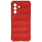 Kit protectie 2 in 1 BizonMobile, Carcasa Bizon Tur si Folie sticla securizata Bizon Glass Edge, compatibil cu Samsung Galaxy A57 5G, Rosu 3 - lerato.ro