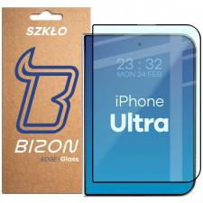Folie sticla securizata Bizon Glass Edge compatibila cu iPhone Duo, Negru