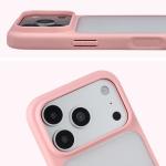 Kit protectie 2 in 1 BizonMobile, Carcasa Bizon Angelo si Folie sticla securizata Bizon Glass Edge, compatibil cu iPhone 18 Pro / 17 Pro, Roz 5 - lerato.ro