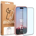 Kit protectie 2 in 1 BizonMobile, Carcasa Bizon Angelo si Folie sticla securizata Bizon Glass Edge, compatibil cu iPhone 18 Pro / 17 Pro, Roz 8 - lerato.ro
