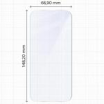 Set 2 folii sticla hibrid Bizon Hybrid Mule compatibile cu Google Pixel 11, Transparent 3 - lerato.ro
