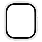 Carcasa cu protectie ecran BizonMobile Adamo compatibila cu Apple Watch 12 (46 mm), Transparent 9 - lerato.ro