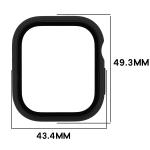Carcasa cu protectie ecran BizonMobile Adamo compatibila cu Apple Watch 12 (46 mm), Negru 3 - lerato.ro