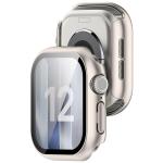 Carcasa cu protectie ecran BizonMobile Adamo compatibila cu Apple Watch 12 (46 mm), Satin Champagne 5 - lerato.ro