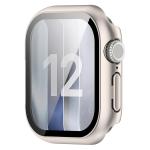 Carcasa cu protectie ecran BizonMobile Adamo compatibila cu Apple Watch 12 (46 mm), Satin Champagne 6 - lerato.ro