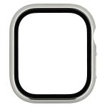 Carcasa cu protectie ecran BizonMobile Adamo compatibila cu Apple Watch 12 (46 mm), Silver 9 - lerato.ro